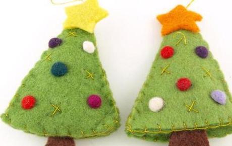 Nell'immagine: l'albero di Natale di feltro di gogreen.it