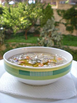 Zuppa di Legumi al Rosmarino