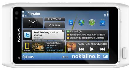 Nokia N8 Bianco? Versione firmware V25.8 firmware