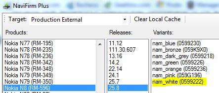 Nokia N8 Bianco? Versione firmware V25.8 firmware