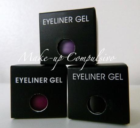 No brand eyeliner di eBay - fuxia, verde, viola