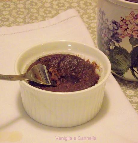 Muffin con riduzione di balsamico al cioccolato e sciroppo d'Agave