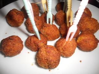 Polpette di zucca, ottime per un Happy Hour