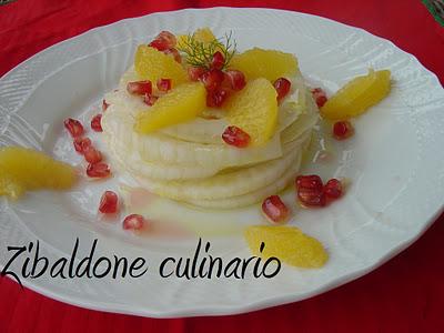 Insalata di finocchi natalizia