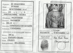 Religione – La carta d’identità della Madonna