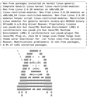 Cowsay programma per generare l'immagine ASCII di una mucca con un messaggio.
