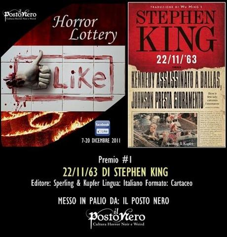 Horror Lottery: Una pioggia di libri in regalo