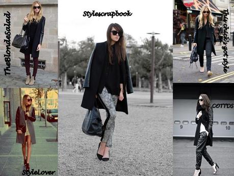 Trend mania: leather sleeves coat