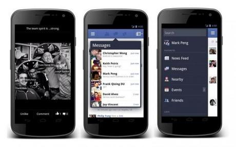 Aggiornamento Facebook per smartphone e tablet Android : Changelog e Download