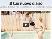 Inizia diffusione nuovo profilo-diario Facebook: timeline