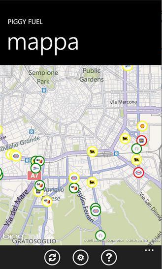 Piggy Fuel per Windows Phone  – trova i distributori di carburante più vicini alla propria posizione