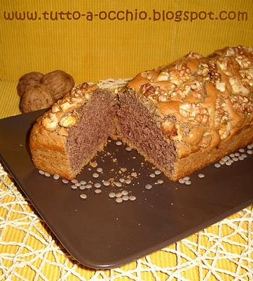 Chi l'avrebbe mai detto? - Plumcake dolce con lenticchie e noci