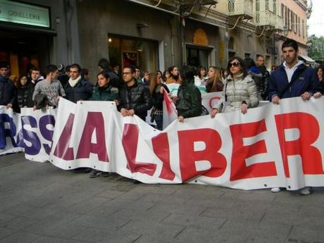 Rossella Urru: Al Quaeda smentisce la partecipazione al sequestro- Foto Mediterranews, Oristano 7 dicembre 2011