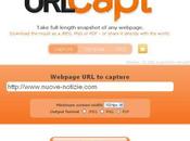 UrlCapt: scaricare pagine formato Immagine