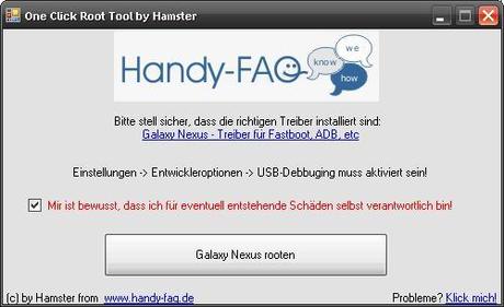 Samsung Galaxy Nexus 1-Click Root-Tool : Il Root in un solo passaggio – Guida