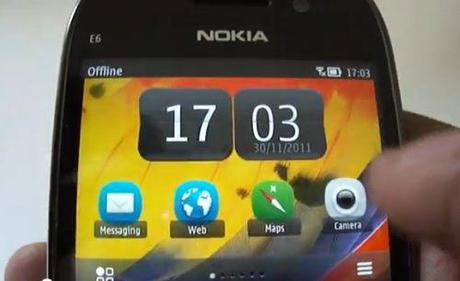 Nokia E6 Symbian Belle : Ecco le prime impressioni – Video