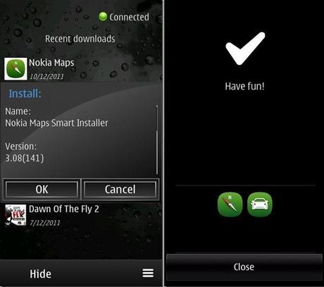 Aggiornamento per Nokia Maps & Drive v3.08(141) per Symbian Belle