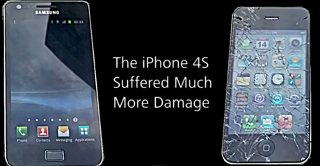 DROP TEST: iPhone 4S versus Samsung Galaxy SII