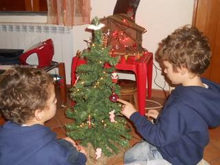 Vi presento, l’albero di Natale e il presepe.