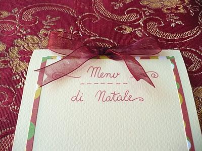 Tavola di Natale: Menu e segnaposto - Christmas table: Menu & placeholder