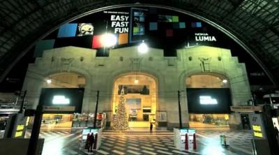 [video] Pubblicità immensa alla Stazione Centrale di Milano