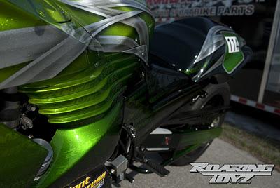 Kawasaki ZX-14 Turbo Drag Bike by Roaring Toyz