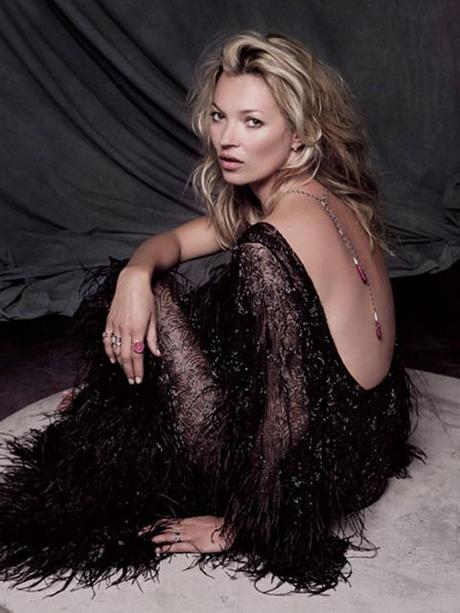 Kate Moss for Fred Jewellery Ad Campaign