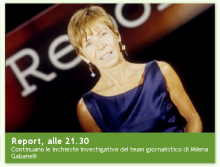 report Stasera su RAITRE c’e’ REPORT