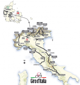 Giro d’Italia 2012 le tappe