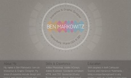 benmarkowitz esempi di allineamento nel web design