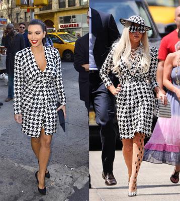 Lady Gaga, Simona Ventura e Kim Kardashian tra scacchi e tacchi