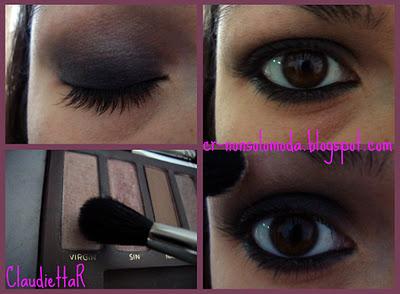 Urban Decay makeup collection : NAKED look - smoky eyes