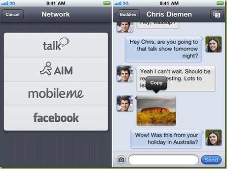 chat app iphone thumb LE Migliori Applicazioni Per IPhone 4S