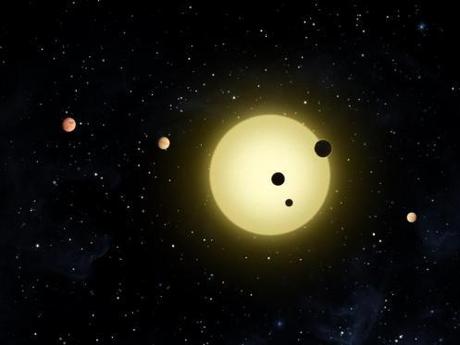 Kepler 11: i pianeti osservati da Kepler