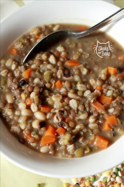 Zuppa di lenticchie e farro