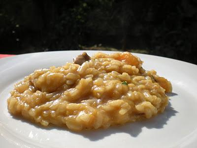 Risotto Zucca e Funghi Porcini