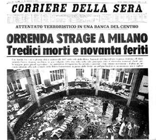 12 Dicembre 1969. Strage di Piazza Fontana. Non dimentichiamo.