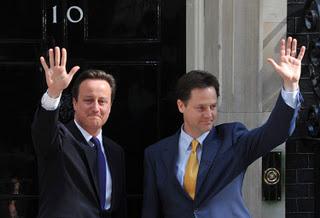 NICK CLEGG, VICE PREMIER BRITANNICO, NON E' D'ACCORDO CON IL NO DI CAMERON