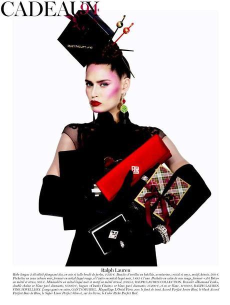 Bianca Balti porta i doni su Vogue Paris Dicembre 2011 bianca-balti-vogue-paris-2012-03