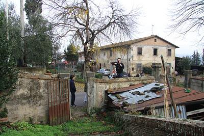 il backstage del presepe fotografico