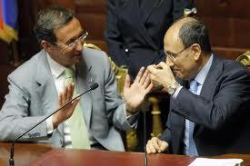 Fini e Schifani  fiduciosi sul taglio degli stipendi dei Parlamentari italiani.