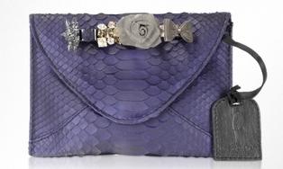 Maison du Posh clutch pitone 