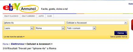L’è dura trovare un iPhone 4S. Ci sono anche gli annunci gratuiti