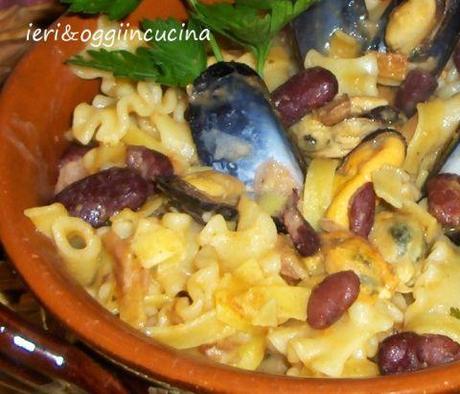 Pasta fagioli e cozze, una specialità caratteristica della costa partenopea