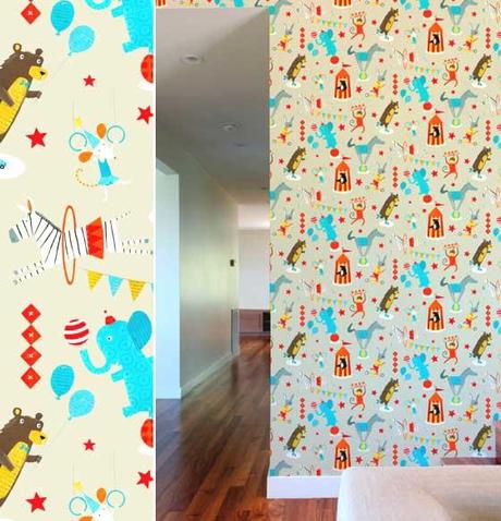 DEDICATI AI BAMBINI, I PATTERNS GIOCOSI E MONELLI NEI WALLPAPERS DI MUFFIN & MANI