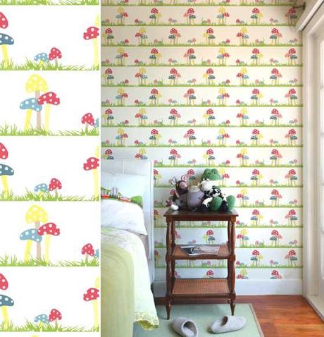 DEDICATI AI BAMBINI, I PATTERNS GIOCOSI E MONELLI NEI WALLPAPERS DI MUFFIN & MANI