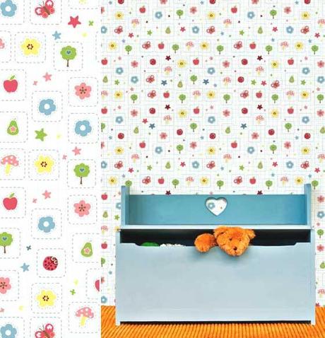 DEDICATI AI BAMBINI, I PATTERNS GIOCOSI E MONELLI NEI WALLPAPERS DI MUFFIN & MANI