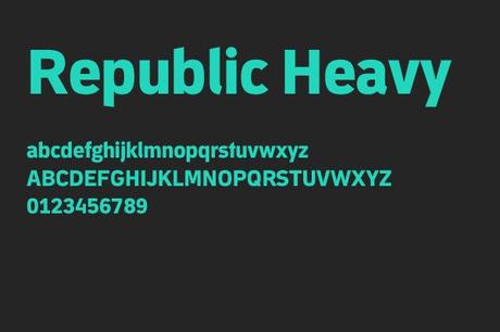 republic font da collezionare