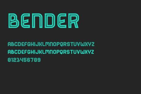 bender font da collezionare