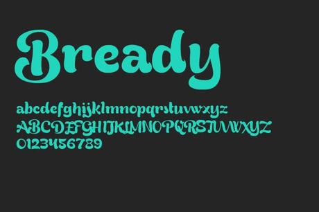 bready font da collezionare